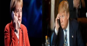 Merkel və Tramp telefonla danışıblar