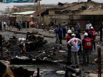 Nigeriyada bazarda partlayış: 15 ölü