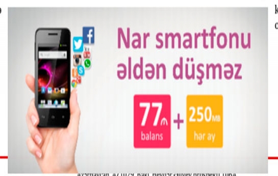 “Nar Mobile” mobil operatorundan yeni kampaniya