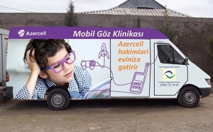 Azercell-in Yenilənmiş Mobil Göz Kilinikası fəaliyyətini davam etdirir