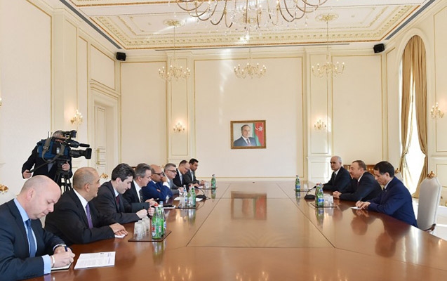 İlham Əliyev Avropa Bankının prezidenti ilə görüşüb