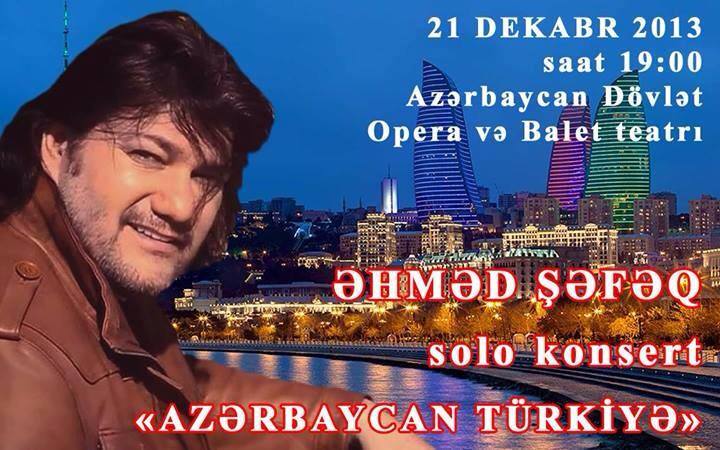 Türk sənətçi Bakıda möhtəşəm konsert verəcək
