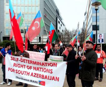 Brüsseldə “South Azerbaijan is not Iran!” aksiyası