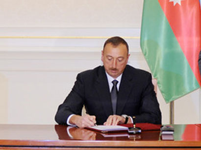 Prezident İlham Əliyev sərəncam imzaladı