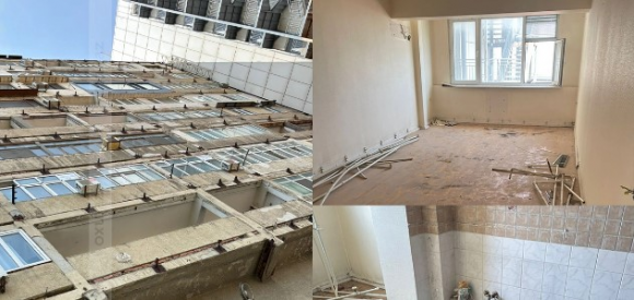 Səbaildə yerləşən binanın qəsdən yararsız hala salınması davam edir –VİDEO