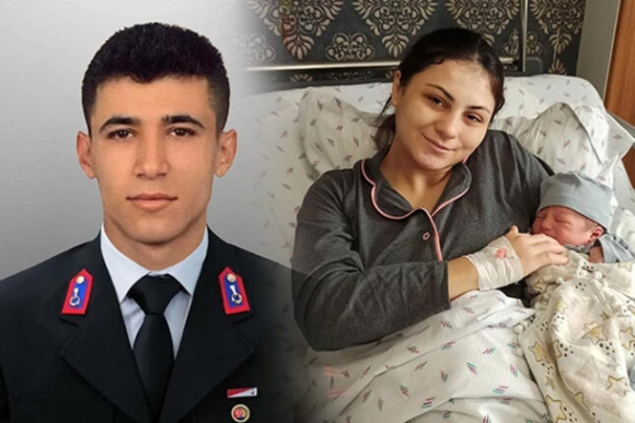 Türkiyədə dünən dəfn edilən şəhidin bu gün oğlu dünyaya gəldi (FOTO)