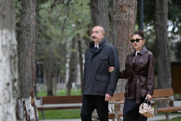 Bakıda yeni park – Prezident və xanımı açılışda iştirak etdi – FOTOLAR