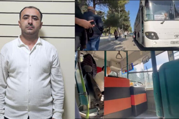 Sərnişin avtobusunu narkotik qəbul edərək sürürmüş – Video