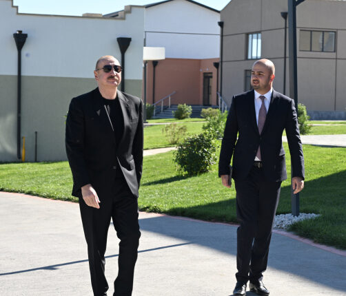 Prezident Cəbrayıldadır – Fotolar